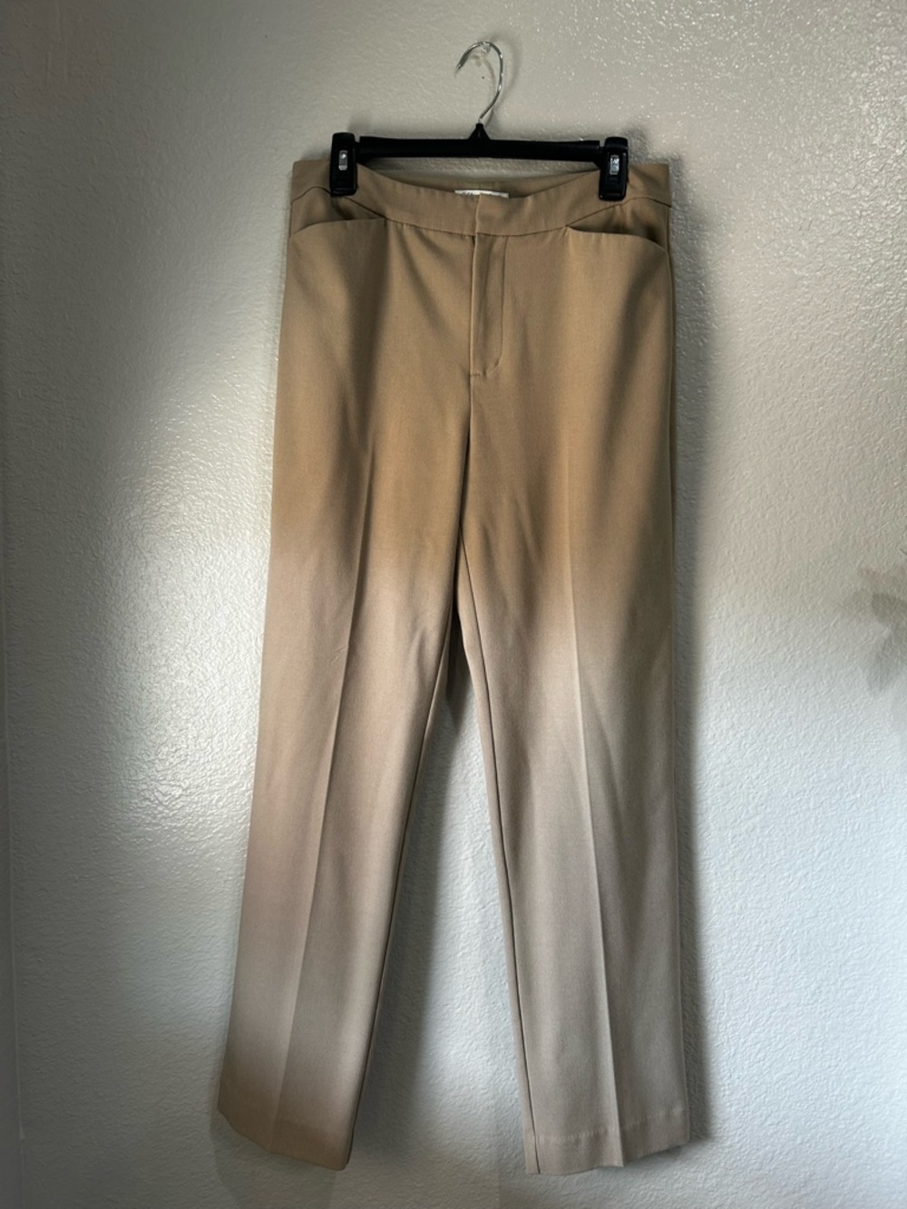 Coldwater Creek Natural  Fit Dress Pants Tan Sz 8 Business Office Chic TC0380